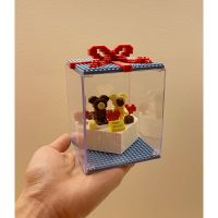 韩国ins风兼容乐高生日蛋糕卡通星黛露拼装积木女孩情侣创意礼物 [2560小熊维尼+展示盒]