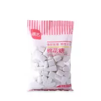 牛轧糖diy烘焙原料 展艺白色大棉花糖 雪花酥伴侣原料500g 1袋装