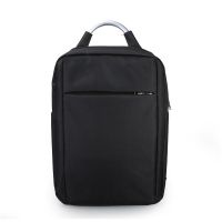 双肩包男女初高中学生书包男士商务15.6寸大容量旅行包电脑包充电 黑色普通款无USB