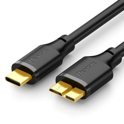 分创者 typec移动硬盘数据线Micro USB3.0硬盘盒线连接笔记本电脑 type-c转microUSB3.0 0