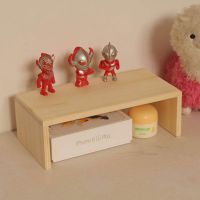 实木桌面支架电脑显示器增高架子托架支撑加高垫高电视底座收纳架 [特价款]长30*宽15*高7CM