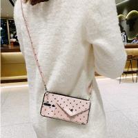 星星卡包vivox60手机壳x9s零钱包一体x50plus插卡x20a背带斜挎sp x27PRO粉色满天星卡包-送斜跨