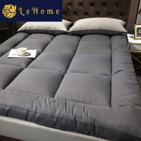 LEHOME加厚床垫子家用睡垫1.5榻榻米垫褥子1.8米单人学生宿舍必备 加厚四季床垫-灰色 60*120cm[儿童床]