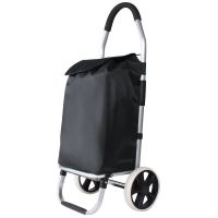 可折叠爬楼梯手拉车购物车便携老人买菜车小拉车家用买菜拉杆车 老款单轴承两轮款