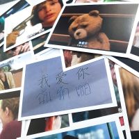 电影台词↑七夕情人节52张生日快乐贺卡明信片我爱你情侣礼物卡片 我爱你 52张