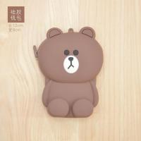 布朗熊可妮兔莎莉鸭熊本熊文具套装笔袋中性笔学生儿童节礼物奖品 布朗熊硅胶零钱包