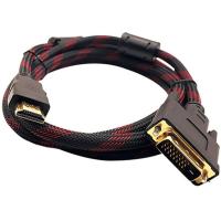 HDMI转DVI线DVI转HDMi双向互转电脑机顶盒PS4接显示器投影仪电视 普通版九成长度颜色随机 5米