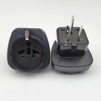 欧标转国标转换插头韩国德国法国等国家电器在中国使用插头转换器 黑色