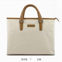 联想新秀丽单肩包笔记本电脑包14寸手提包男女包T600公文包 14寸卡其色 T600