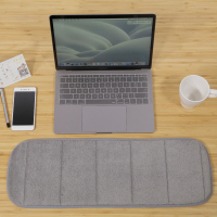 记忆海绵鼠标垫大号办公室桌垫手托护肘垫护腕男女护手腕垫子超大 常规[20*60]灰色