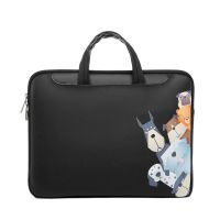 苹果macbook air13pro15笔记本电脑包女士14寸联想戴尔手提内胆包 萌宠黑色-单包 12寸