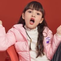 [99任选2件]Moomoo童装女童棉服[不退不换,建议] 兰花粉 110/56
