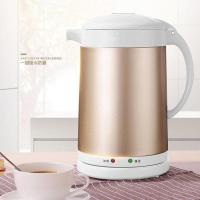 电热水壶304不锈钢家用保温防烫恒温电开水壶烧水壶小型自动断电 香槟金
