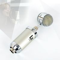 K900电容麦克风 独立声卡专用K歌喊麦通用话筒手持麦大振膜 白色