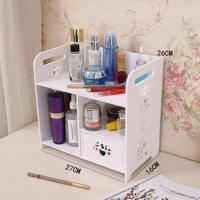 大号桌面化妆品收纳盒整理浴室防水收纳架梳妆台储物柜梳妆置物架 小号单抽(无加固条)