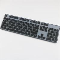 适用小米无线WXJS01YM套装蓝牙键盘台式创意彩绘套键盘防尘保护膜 半透黑色-1张