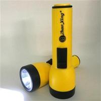 兆兴装2节1号电池98138节能户外塑料LED灯白光家用强光手电筒 白光LED款