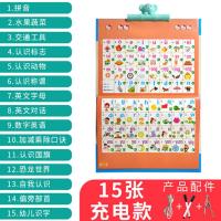 有声早教挂图点读发声书宝宝识字幼儿拼音英语学习神器儿童玩具 15合1中英点读(基础充电款)