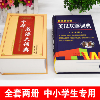 双色本正版2021年新版多功能英汉双解大词典中华成语大字典高中初中小学生实用工具书汉英互译英文英语词汇四字词语万条成语大