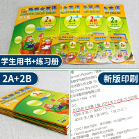 朗文新概念英语青少版2A新概念英语青少版2B(学生用书+练习册)共4本 DVD+mp3光盘 新概念 幼儿少儿英语培训教材