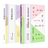 正版 日语近义词 同义词辨析+日语句型辨析 日本语学习词汇单词语法分辨区别常见能力考N1 N2书籍 日语单词入门自学练习