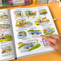 儿童英语启蒙有声绘本幼儿教材入门学习书籍手指点读发声生活日常单词翻翻书幼儿园少儿自然拼读小学一年级二年级三年级阅读早教机