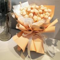 棒棒糖成品花束生日礼物异地恋送男生女朋友表白七夕情人节礼物 橙色30粒棒棒糖