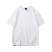 夏季新款潮牌中国风复古民族风含棉潮流袖刺绣仙鹤短袖T恤男宽松 纯白色 M