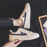 回力女鞋帆布鞋小白鞋子2021春夏新款韩版百搭学生ulzzang潮板鞋 360 米深蓝 34 女生请拍小一码,男生正码