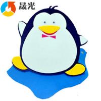 动物面具儿童玩具小鱼鲨鱼鳄鱼螃蟹乌龟金鱼海狮企鹅鲸鱼头饰玩具 企鹅