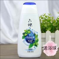 六神沐浴露家庭装持久留香沐浴乳液大容量保湿男女通用3斤装 赠品+[劲凉+薄荷]*200ml