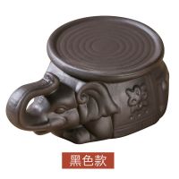 紫砂壶垫壶承壶托茶托宝象茶壶底座养壶垫功夫茶杯垫茶具配件 黑色宝象壶垫