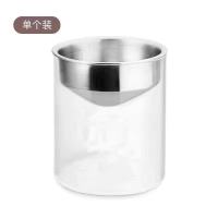 烟灰缸创意个性不锈钢家用客厅办公室潮流时尚北欧ins风防风防灰 本色无图案1个
