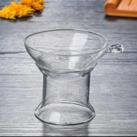 茶漏过滤器分隔漏斗耐热玻璃茶滤网功夫茶具配件泡茶器 圆环漏