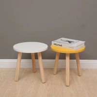 小桌子卧室坐地飘窗小矮桌床上电脑书桌阳台小茶几炕几边几学习桌 随机直径30圆