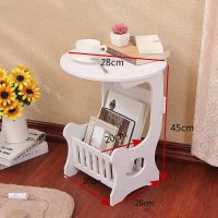 欧式阳台方桌茶几卧室床头柜小桌子小圆桌圆形咖啡桌客厅沙发边几 特价小圆桌 组装