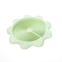 [4个水壶托盘垫+送杯垫]开水瓶隔热垫暖壶垫水壶杯沥水垫盘 绿色[1个]隔热垫
