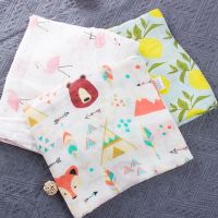 十层纱布婴儿浴巾加厚秋冬款新生超软儿童吸水全棉宝宝初生洗澡巾 2层随机花型110*110