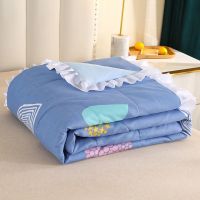 百思寒水洗棉空调被超柔软可机洗夏凉被夏被单双人宿舍亲肤被 星愿 150*200cm单人被