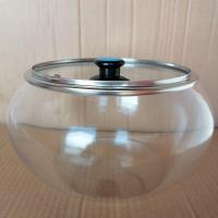 咸菜泡菜酸野坛子玻璃加厚新款带盖泡菜罐腌菜缸酱菜盆超市专用 20厘米缸加反盖(3斤装小)