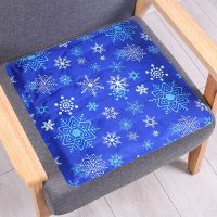 冰垫坐垫学生夏天水垫屁股免注水冰袋汽车夏季冰凉垫降温神器冰枕 深蓝雪花 19*28cm婴儿随机款[仅一件]