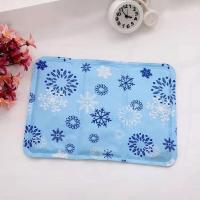 夏季降温冰垫坐垫可爱学生宿舍夏天冰凉透气免注水水垫清凉椅垫子 [30*40]雪花纷飞 单品