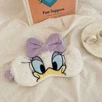 毛绒眼罩可爱卡通旱獭土拨鼠兔子情侣睡眠眼罩遮光学生女搞怪装饰 鸭鸭