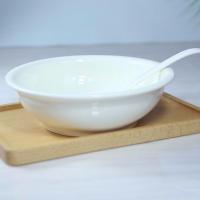 9英寸大汤古加厚防烫陶瓷盆陶瓷古陶瓷餐具陶瓷面盆厂家直销 白瓷 9英寸汤古
