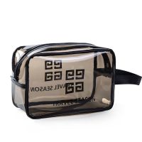 化妆包女便携外出高颜值高档大容量化妆收纳包旅行干湿分离洗漱包 单层单手提包[加厚款]中号