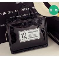 便当包加厚铝箔保温袋大号pvc防水饭盒袋手提便携学生带饭保温包 黑色 小号