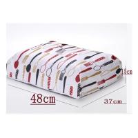 冬季保温菜罩盖菜罩饭菜罩可折叠餐桌罩防尘伞大号长方形厨房家用 无骨刀叉红48-37-15