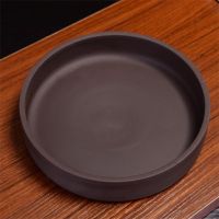 普洱茶包装礼盒紫砂茶叶罐陶瓷普洱茶饼罐礼盒醒茶罐白茶普通包装 黑紫砂底坐