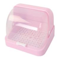 创意厨房塑料杯子奶瓶沥水架碗碟架带盖收纳盒筷子餐具置物架防尘厨房带盖奶瓶沥水架收纳架置物架放碗碟架子杯子碗筷收纳盒玻璃杯