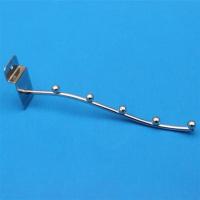 5个槽板挂钩七珠五珠万用板挂勾槽板方管挂钩服装货架 上板五珠 5个